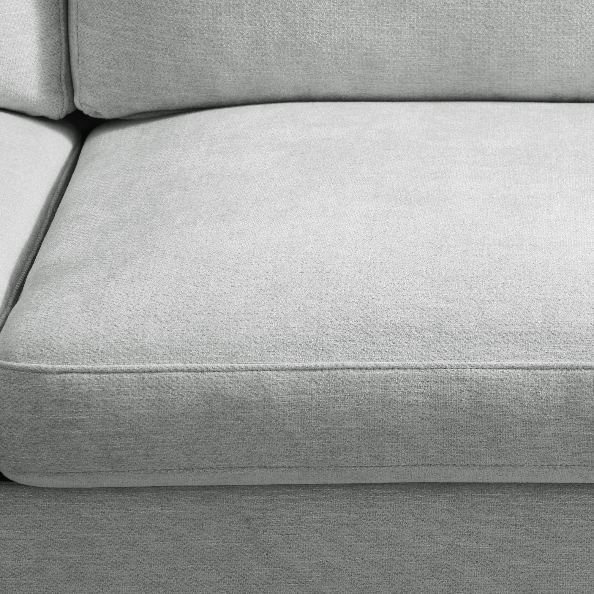 Poshby 71.25''W Loveseat 2 Seater Couch Sofa with Chenille Material, Modern for Living Room, Beige